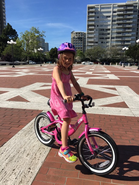 Maile Girl, No Training Wheel Bike Rider