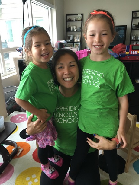 All dressed up in our green PKS t-shirts and ready to rock!