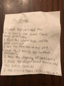 Maile's Christmas poem