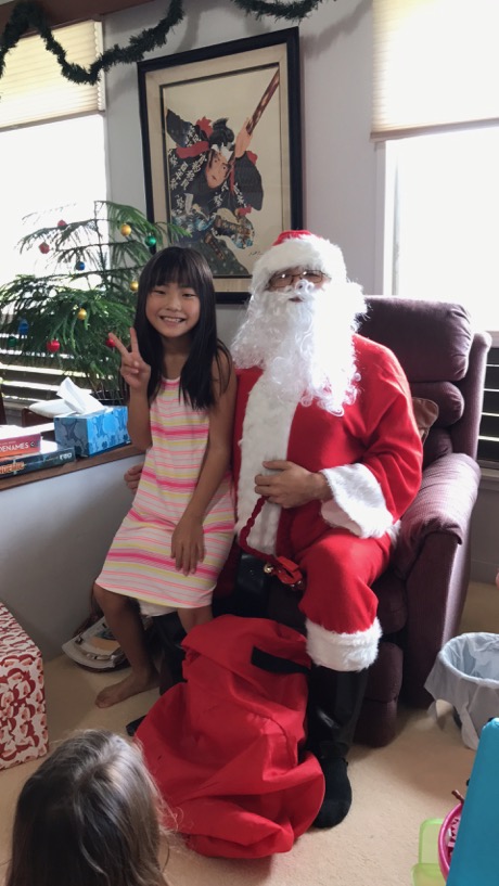 Emily and Santa