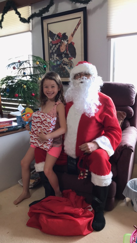 Maile and Santa