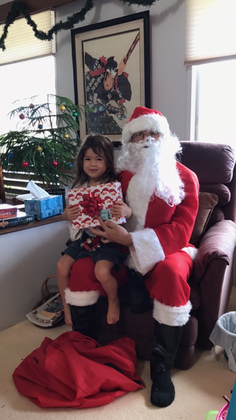 Lauren and Santa