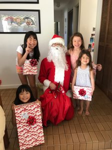 One last group shot before Santa was off to visit some other children...