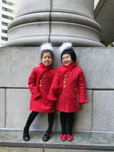 Lauren and Marni - they shared the cart together and made people smile the whole way through...