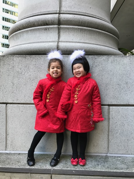 Lauren and Marni - they shared the cart together and made people smile the whole way through...