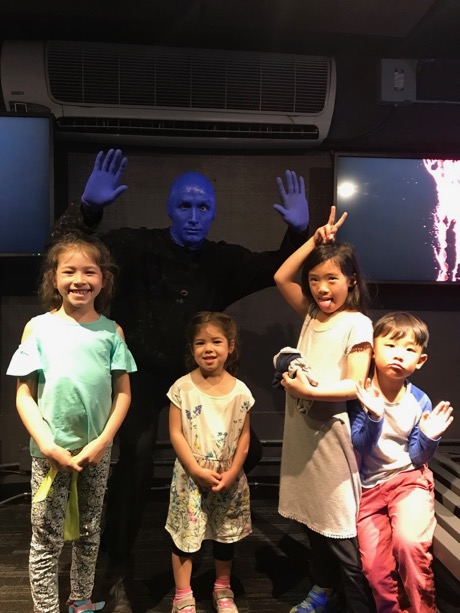 We had a blast at Blue Man Group - the girls loved it!